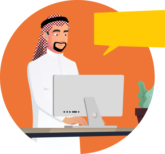 Person at Computer